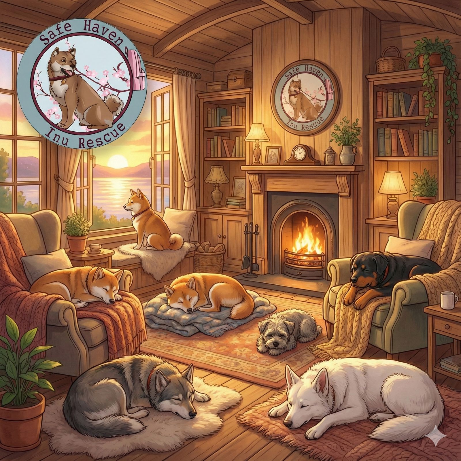 Warme hospiceplek voor honden bij Safe Haven Inu Rescue