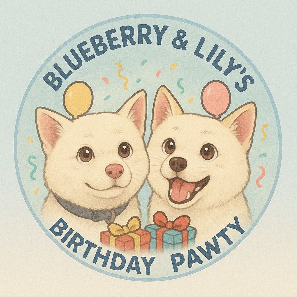 Blueberry & Lily's Pawty