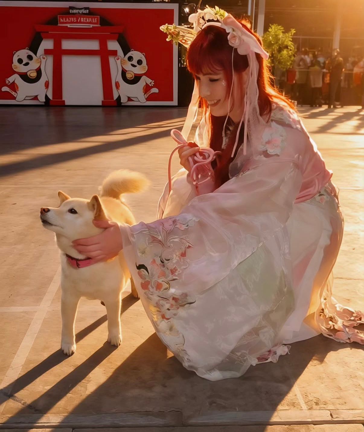 Cosplay-ambassadeurs van Safe Haven Inu Rescue